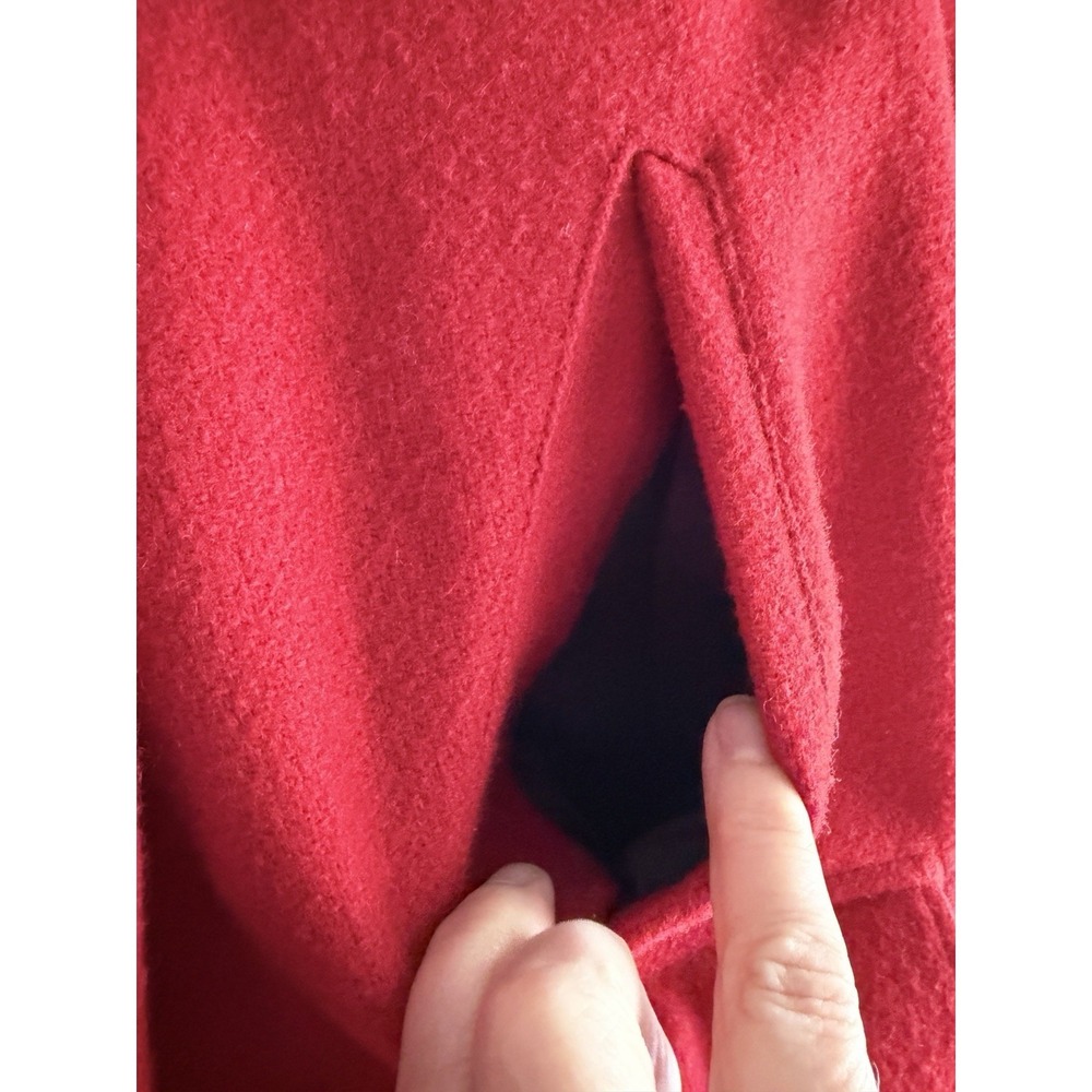 Vintage Polo Ralph Lauren Wool Hunting Jacket Size M VTG Red Heavy 1980s - Picture 6 of 15